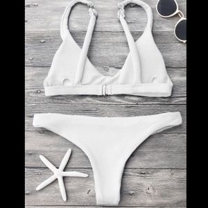 Zaful Bikini Set- White